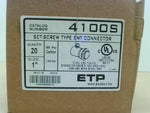  ETP 4100S (20 Pcs) 1" Set Screw Type EMT Connector Image