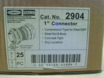  Hubbell Raco 2904 (25 Pcs) 1" Connector Factory Sealed Image