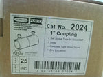  Hubbell Raco 2024 (25 Pcs) 1" Coupling Set Screw Type For Steel Image