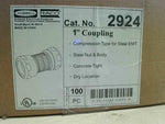  Hubbell Raco 2924 (100 Pcs) 1" Coupling Compression Type For St Factory Sealed Image