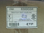  ETP 6300GSR (5 Pcs) 3" Raintight EMT Coupling Factory Sealed Image