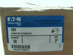  Eaton Crouse-Hinds 5BX (50 Pcs) 2" Hanger With Extruded Nut Factory Sealed Image