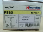  Minerallac FSBX (100 Pcs)  Flexible Conduit Clip Image