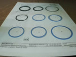  Bosch Rexroth R961000476 Hydraulic Seal Kit LC32A/B/DB/DR.-7X Image