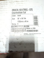  Orafol ORACAL 651Intermediate Cal Black Vinyl Roll 50" x 50yds Image