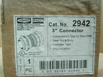  Hubbell Raco 2942 3"  Connector Compression Type for Steel Image