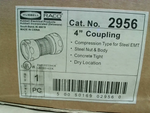  Hubbell Raco 2956 4" Coupling Connector Compression Type for St Image