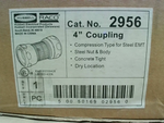  Hubbell Raco 2956 4" Coupling Connector Compression Type for St Image
