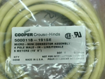  Cooper Crouse-Hinds 5000118-191SE 4P Micro-Mini Connector Assem Factory Sealed Image