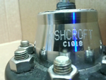  Ashcroft 4 1/2" Duragauge 0/100PSI & 1/2" Stainless Steel Diaph Image
