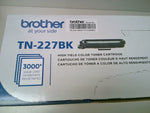  Genuine Brother TN-227BK High Yield Black Toner Cartridge TN227BK Image