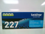  Genuine Brother TN227C High Yield Cyan Toner Cartridge for use Image