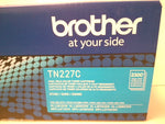  Genuine Brother TN227C High Yield Cyan Toner Cartridge for use Image