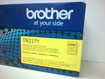  Genuine Brother TN227Y High Yield Yellow Toner Cartridge for us Factory Sealed Image
