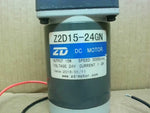  ZD DC Motor Z2D15-24GN w/ 2GN 75K Gear Head Image