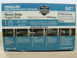  Toggler SnapToggle BB 1/4" Toggle Bolts Heavy Duty Anchors (50 Image
