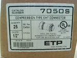  ETP 7050S Compression EMT 1/2 Connectors (25PCS) Image