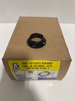  Arlington 4402 1" Snap In Plastic Bushing Qty 50 Image