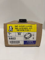  Arlington 4402 1" Snap In Plastic Bushing Qty 50 Image