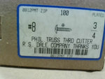  R.S Dale #8 Part 0812PMT 3/4 Philip Truss Cutter Qty 100 Image