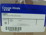  Eaton Crouse Hinds AMR1 Mud Ring Qty 25 Image