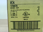  nVent CADDY KX KON AC MC or BX #12-#8 Wire Conduit Clip (100 PCS) Image