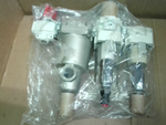  SMC AW40-N04DE-Z-B Combination Regulator Assembly w/ AFM40-N04D Image