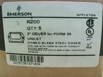  Emerson K200 2" Cover Form 35 (5 Pcs) Image