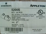  Appleton 5200S (20 PCS) Set Screw Type 2" EMT Cable Connector Z Image