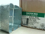  Hubbell Raco 680 2-1/8" Deep Two Device Box 4"x4" Gang (21 PCS) Image