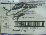  Thomas & Betts Steel City TK127A Zinc Plated Steel 2-1/2" Qty 7 Image