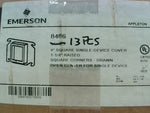 Emerson Appleton 8466 4" Square Single Cover 1 1/4" Raised Qty Image