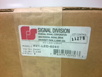  Federal Signal AV1-LED-024C Clear 24VDC Audible Visual Signal Flashing Light Image