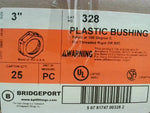  Bridgeport 328 (25 PCS) 3" Plastic Bushing For Threaded Rigid o Image