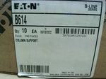  Eaton B-Line B614 Column Support Clamps 10 Pcs Image