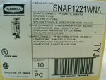  Hubbell SNAP1221WNA (10 PCS) SNAPConnect White SP Pole Switch 20A 120/277V Image