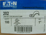  Eaton Crouse-Hinds 202 1" Snap-On One Hole Clamp (100 PCS) Image