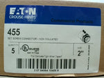  Crouse-Hinds 455 2" Set Screw Connector Non Insulated (5 PCS) Image