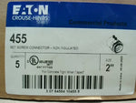  Crouse-Hinds 455 2" Set Screw Connector Non Insulated (5 PCS) Image