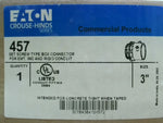  Eaton Crouse-Hinds 457 3" Set Screw Type Box Connector EMT IMC Image