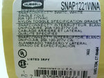  Hubbell SNAP1221WNA (7Pcs) SNAPConnect White Single Pole Switch Image