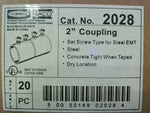  Hubbell Raco 2028 2" EMT Set Screw Type Coupling (20 PCS) Image