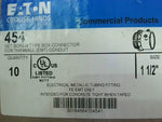  Eaton Crouse-Hinds 454 (10 PCS) 1-1/2" Non-Insulated Set Screw Connector Image