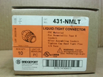  BridgePort 431-NMLT 3/4" Liquid Tight Straight Connector (10 PC) Image