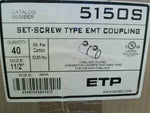  ETP 5150S 1-1/2" Set Screw Type EMT Coupling (40 PCS) Image