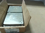  Thomas&Betts Steel City #52 C 6 Square Cover 4" Flat 1/2" Knock Image