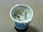  Hubbell HBL2321S 20A 250V 2-Pole 3-Wire Twist Lock L6-20P w/Safety Shroud (QTY) Image