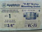  Appleton VC75 Mounting Unilet (1PC) 3/4" Image