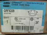  Crouse Hinds GRFX229 Condulet (1PC) 3/4" Outlet Body Image