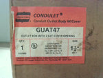  Crouse Hinds GUAT47 1 1/4" Outlet Box 3 5/8" Cover Opening (1 Pc) Image